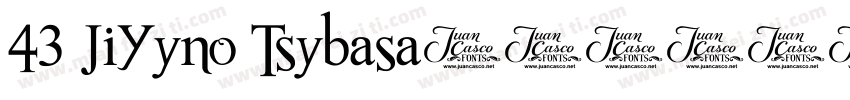 43 JiYyno Tsybasa字体转换
